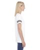 Ladies' Football T-Shirt - BLACK/ WHITE - 2XL