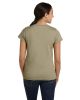 Ladies' Fine Jersey T-Shirt - VINTAGE BURGUNDY - XS