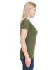 Ladies' Fine Jersey T-Shirt - VINTAGE BURGUNDY - XS