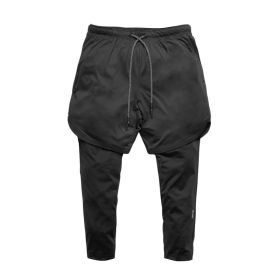 Men's sports shorts (Option: Black-M)