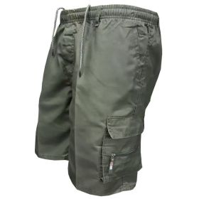 Men's Casual Work Pants Loose Summer (Option: Army Green-3XL)