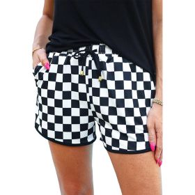 Straight Shorts Women's Simple Drawstring (Option: LC731625P220-M)