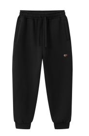 Unisex Sweat Pants (Color: Black, size: L)